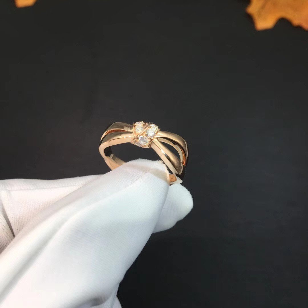 [Vicky]LIENS RING PINK GOLD DIAMOND