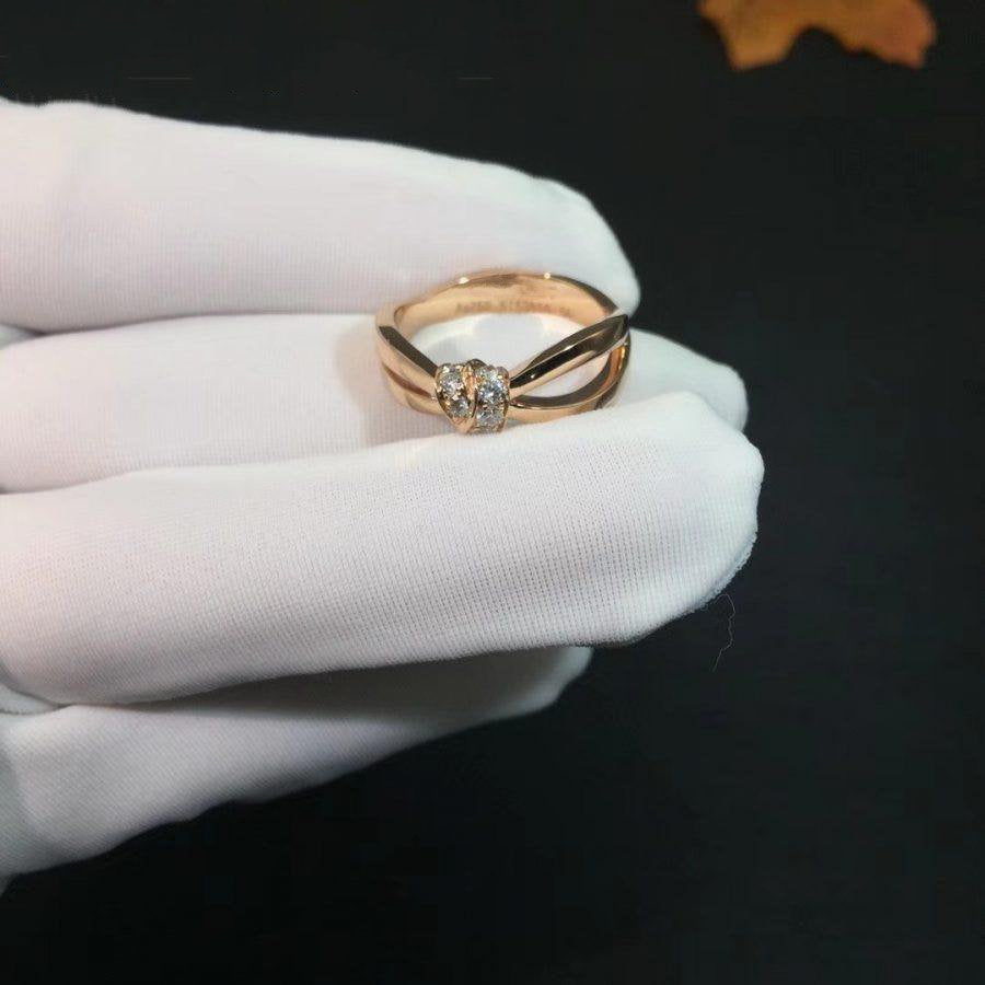 [Vicky]LIENS RING PINK GOLD DIAMOND