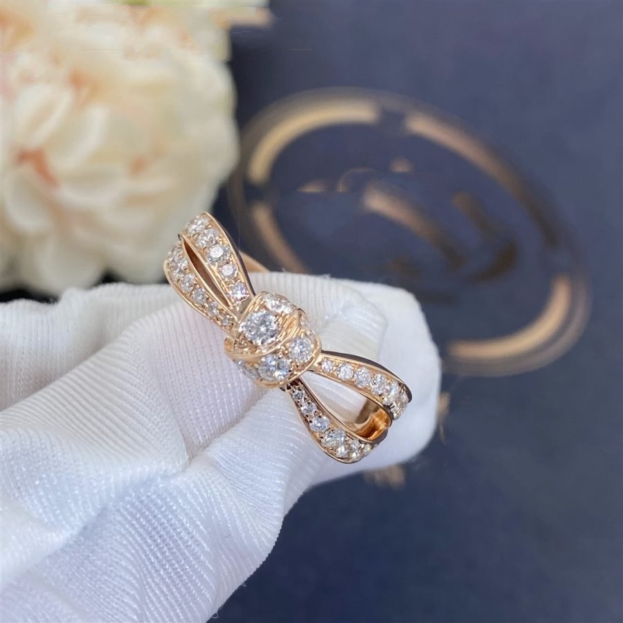 [Vicky]LIENS PINK GOLD DIAMOND RING