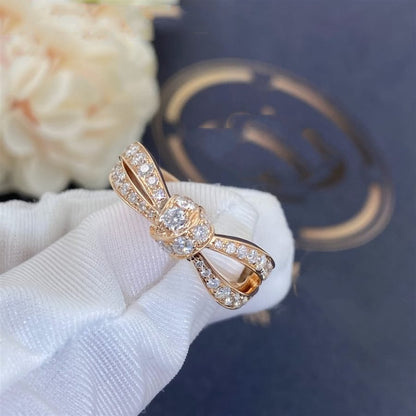[Vicky]LIENS PINK GOLD DIAMOND RING