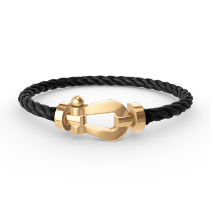 [Vicky]FORCE LARGE HORSESHOE NO DIAMOND BRACELET GOLD