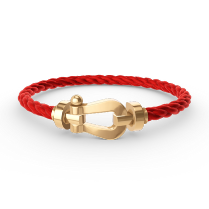 [Vicky]FORCE LARGE HORSESHOE NO DIAMOND BRACELET GOLD