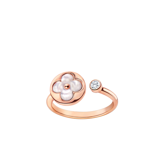 [Vicky]SUN 1 DIAMOND PINK MOP RING