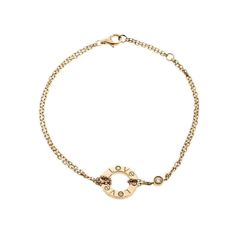[Vicky]LOVE BRACELET 2 DIAMOND