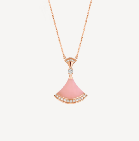 [Vicky]DREAM NECKLACE PINK OPAL