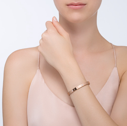 [Vicky]LOVE BRACELET 6.1MM 4 DIAMONDS