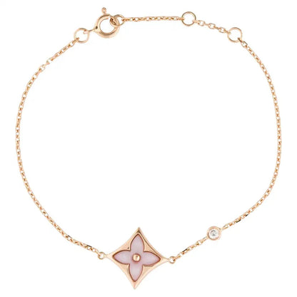 [Vicky]STAR 1 DIAMOND PINK GOLD BRACELET