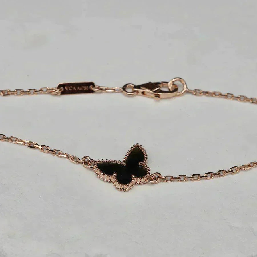 [Vicky]BUTTERFLY ONYX  BUTTERFLY BRACELET
