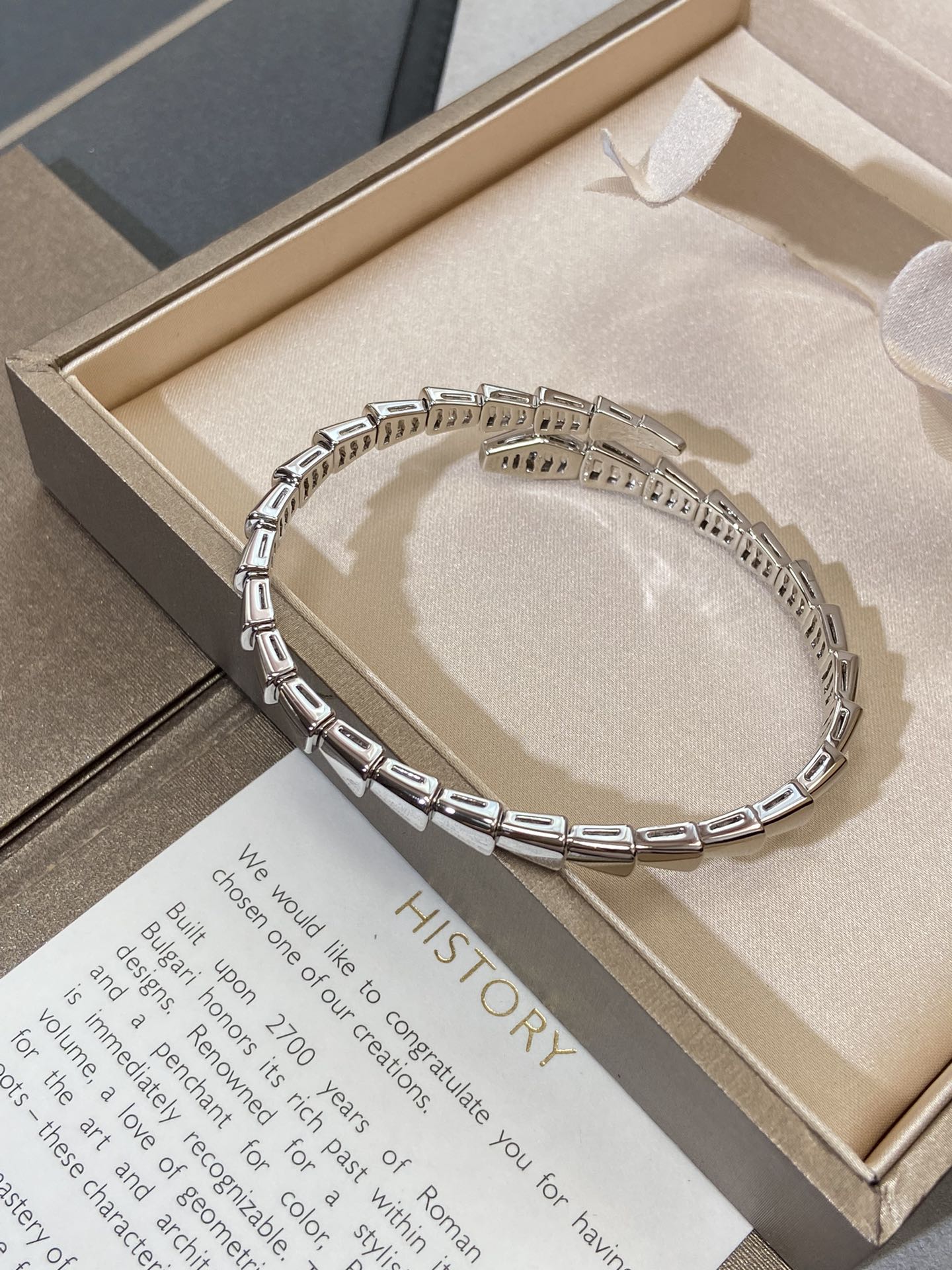[Vicky]SERPENTI VIPER SILVER BRACELET