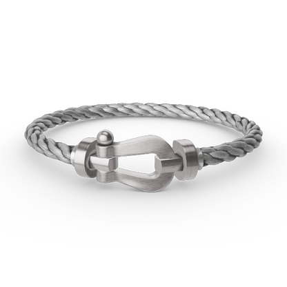 [Vicky]FORCE LARGE HORSESHOE NO DIAMOND BRACELET SILVER
