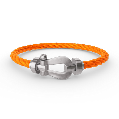 [Vicky]FORCE LARGE HORSESHOE NO DIAMOND BRACELET SILVER