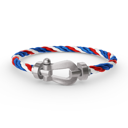 [Vicky]FORCE LARGE HORSESHOE NO DIAMOND BRACELET SILVER