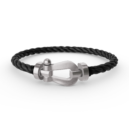 [Vicky]FORCE LARGE HORSESHOE NO DIAMOND BRACELET SILVER