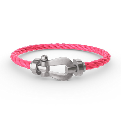 [Vicky]FORCE LARGE HORSESHOE NO DIAMOND BRACELET SILVER