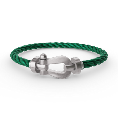 [Vicky]FORCE LARGE HORSESHOE NO DIAMOND BRACELET SILVER